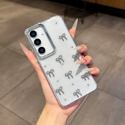 New Premium Bow 🎀 Glitter Case ( 50% OFF )