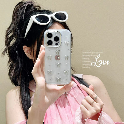 New Premium Bow 🎀 Glitter Case ( 50% OFF )