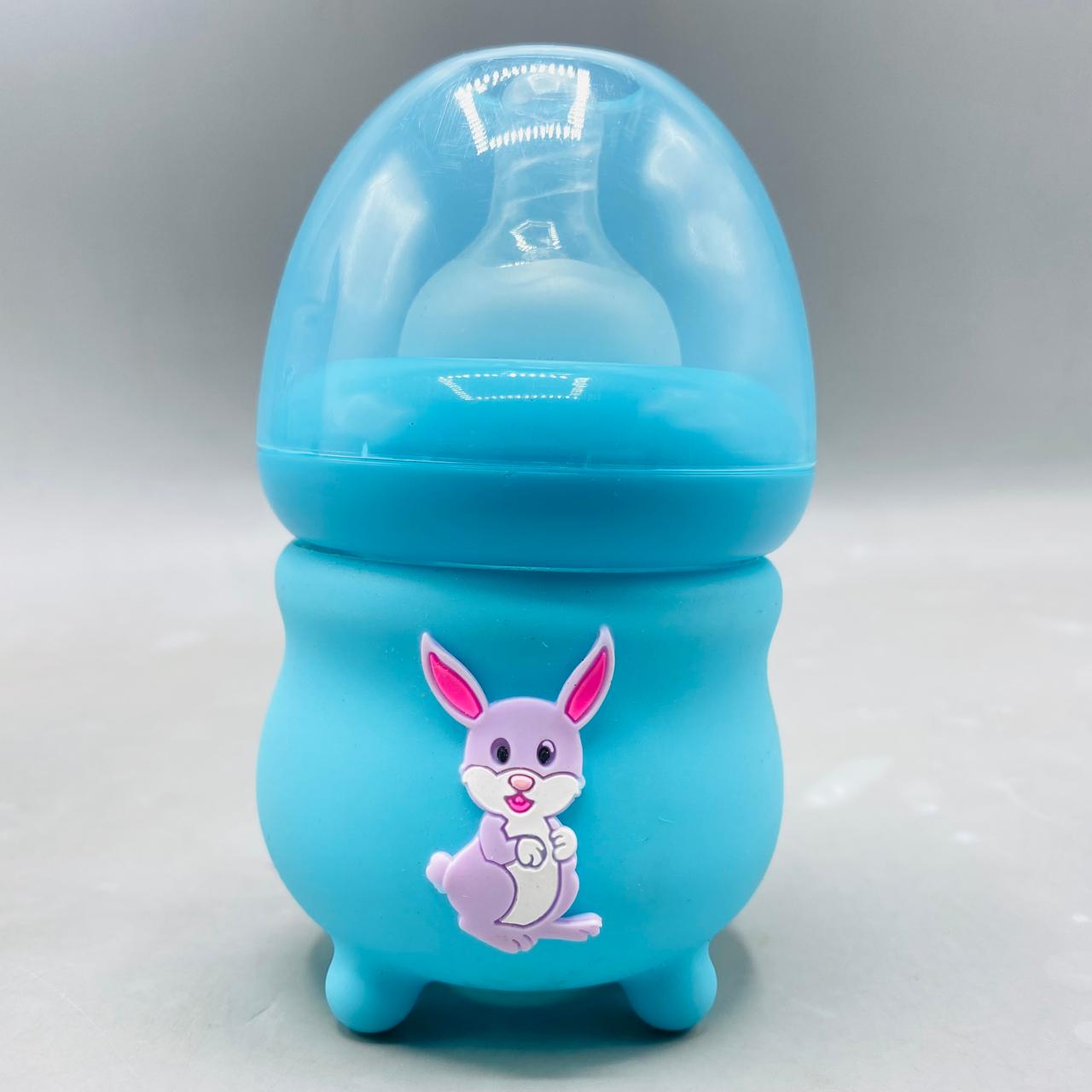 120ML Glass Baby Feeder with Silicone Cover