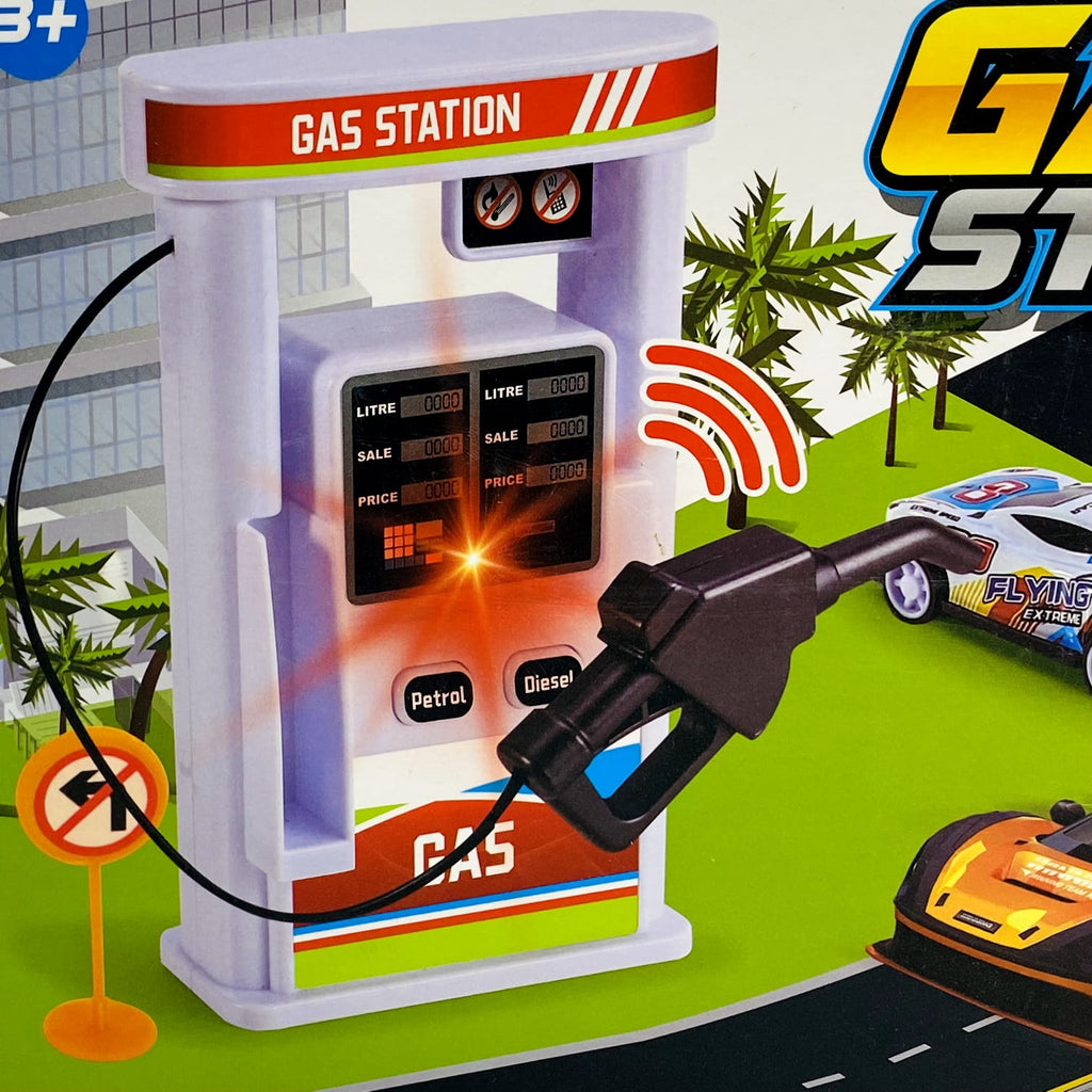 Manual Gas Station Play Mat Track
