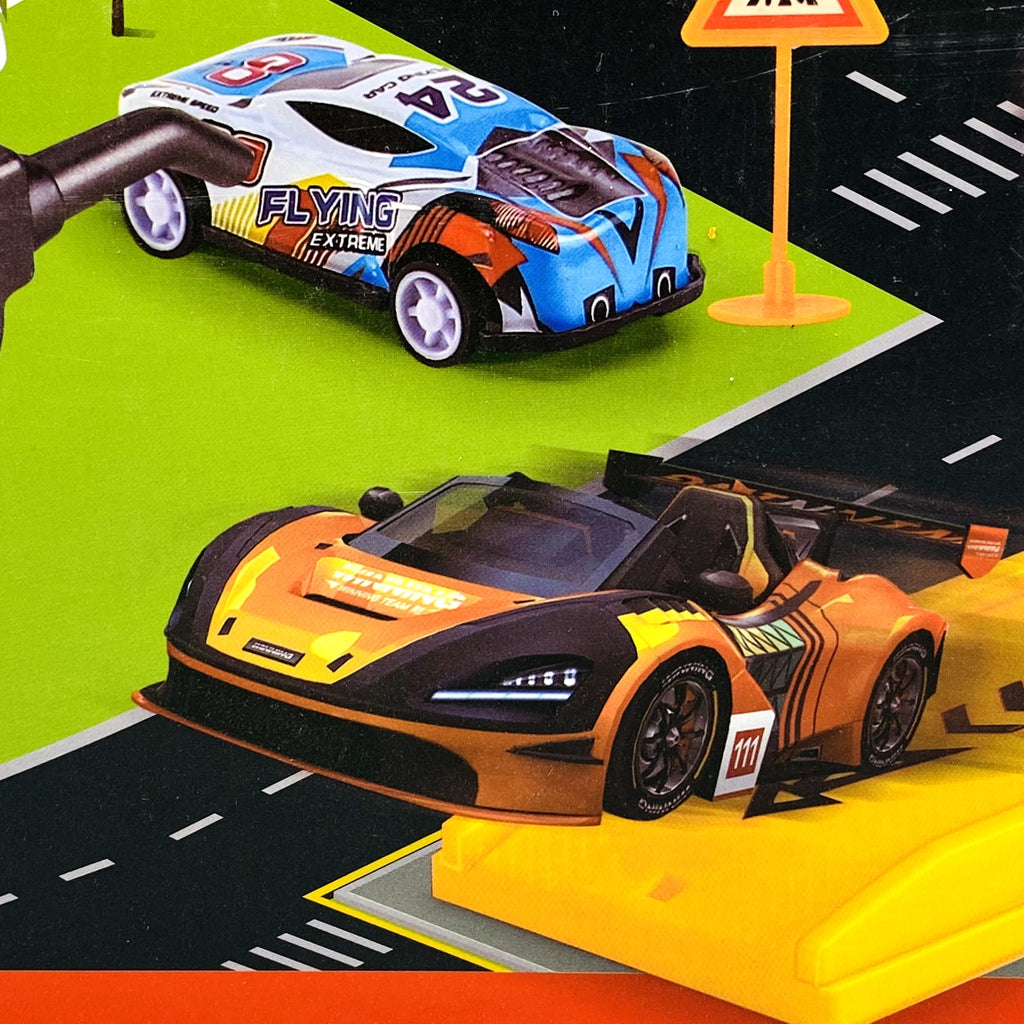Manual Gas Station Play Mat Track