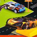 Manual Gas Station Play Mat Track