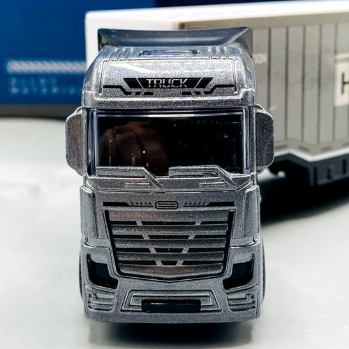 10-Inch Free Wheel Metal Truck With 3 Mini Metal Car Set