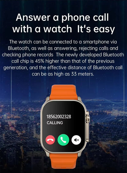 T900 Series 8 T900 Ultra Smart Watch with wireless charging