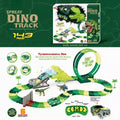 143 Pcs Remote Control Dino Spray Track Set