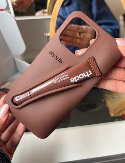 New Rhode LipGloss 💄 Silicone Case With Box 🩶