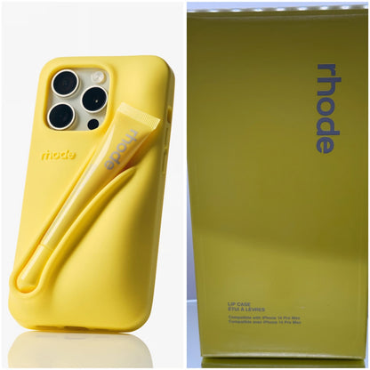 New Rhode LipGloss 💄 Silicone Case With Box 🩶