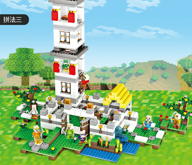 1128-Piece My World Forest Manor Blocks set