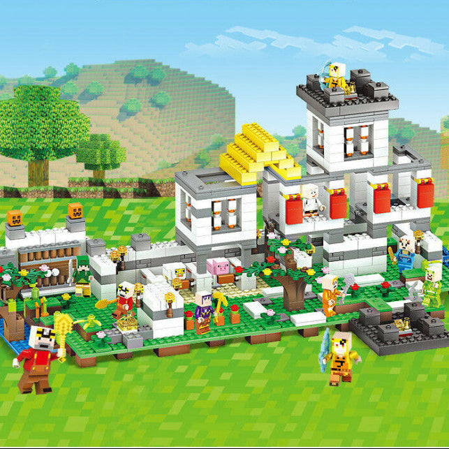 1128-Piece My World Forest Manor Blocks set